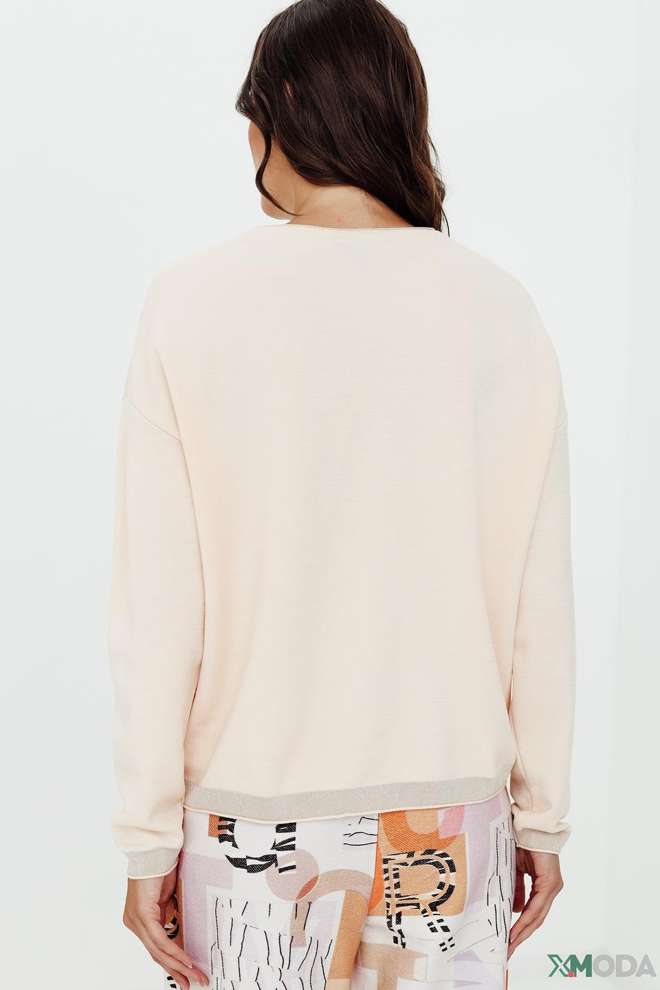 Пуловер Marc Cain светло-бежевый