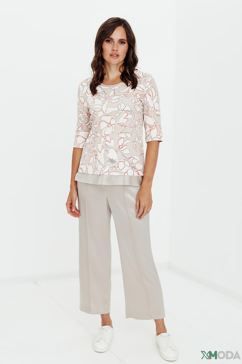 Футболка Marc Cain с цветочным принтом