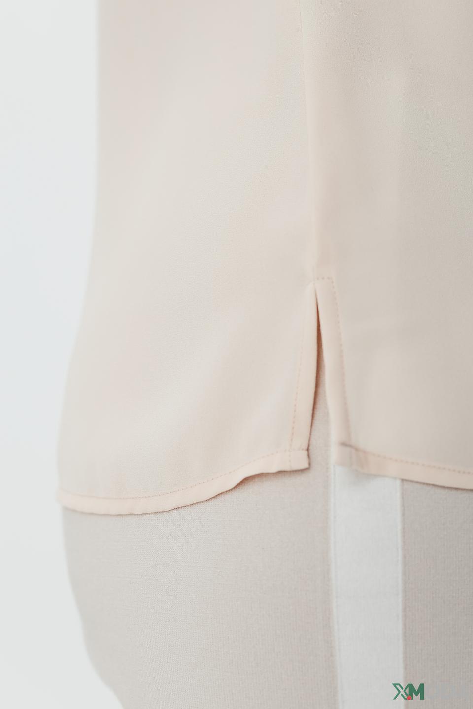 Топ Marc Cain с кружевом бежевый