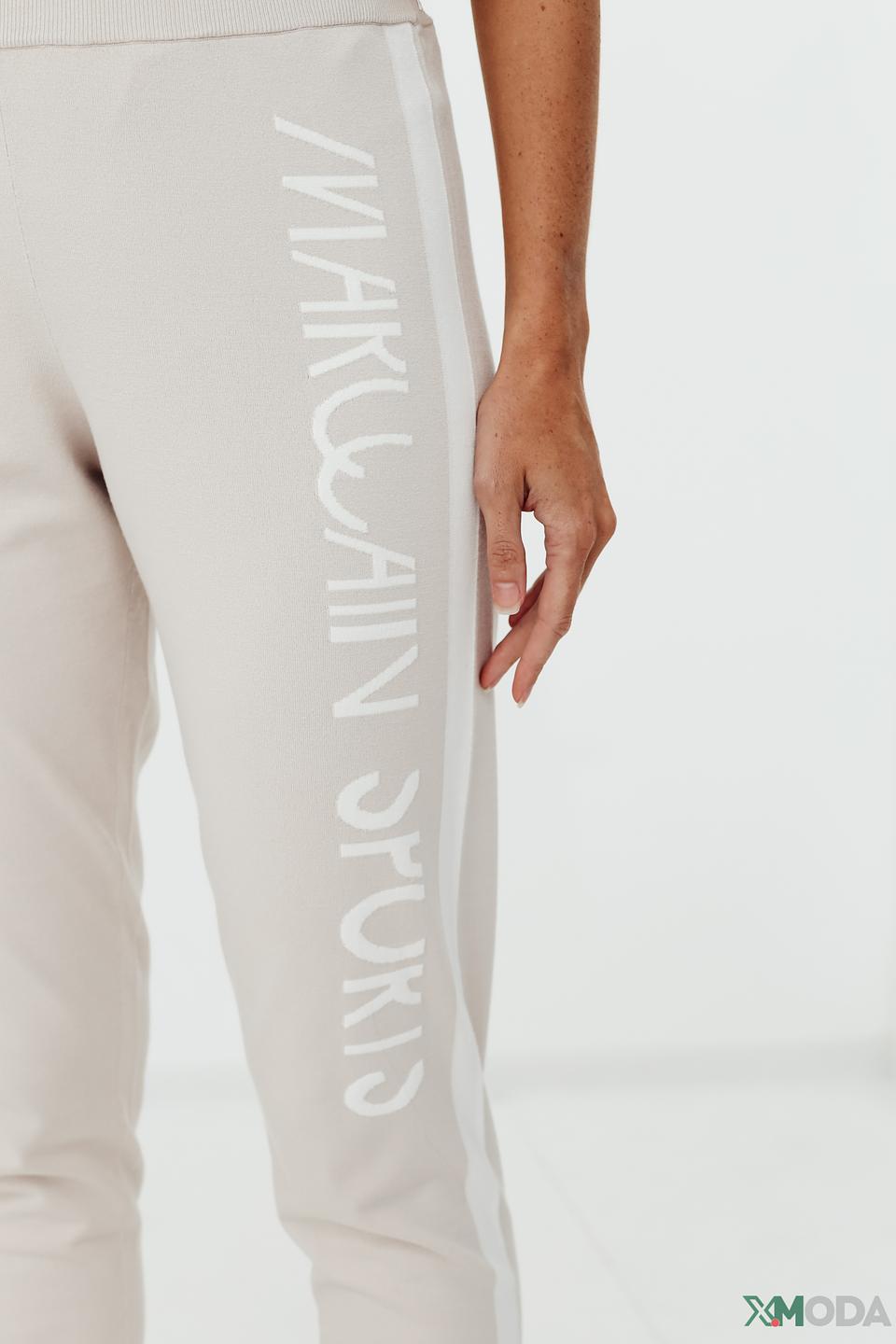 Брюки спортивные Marc Cain Sports бежевые