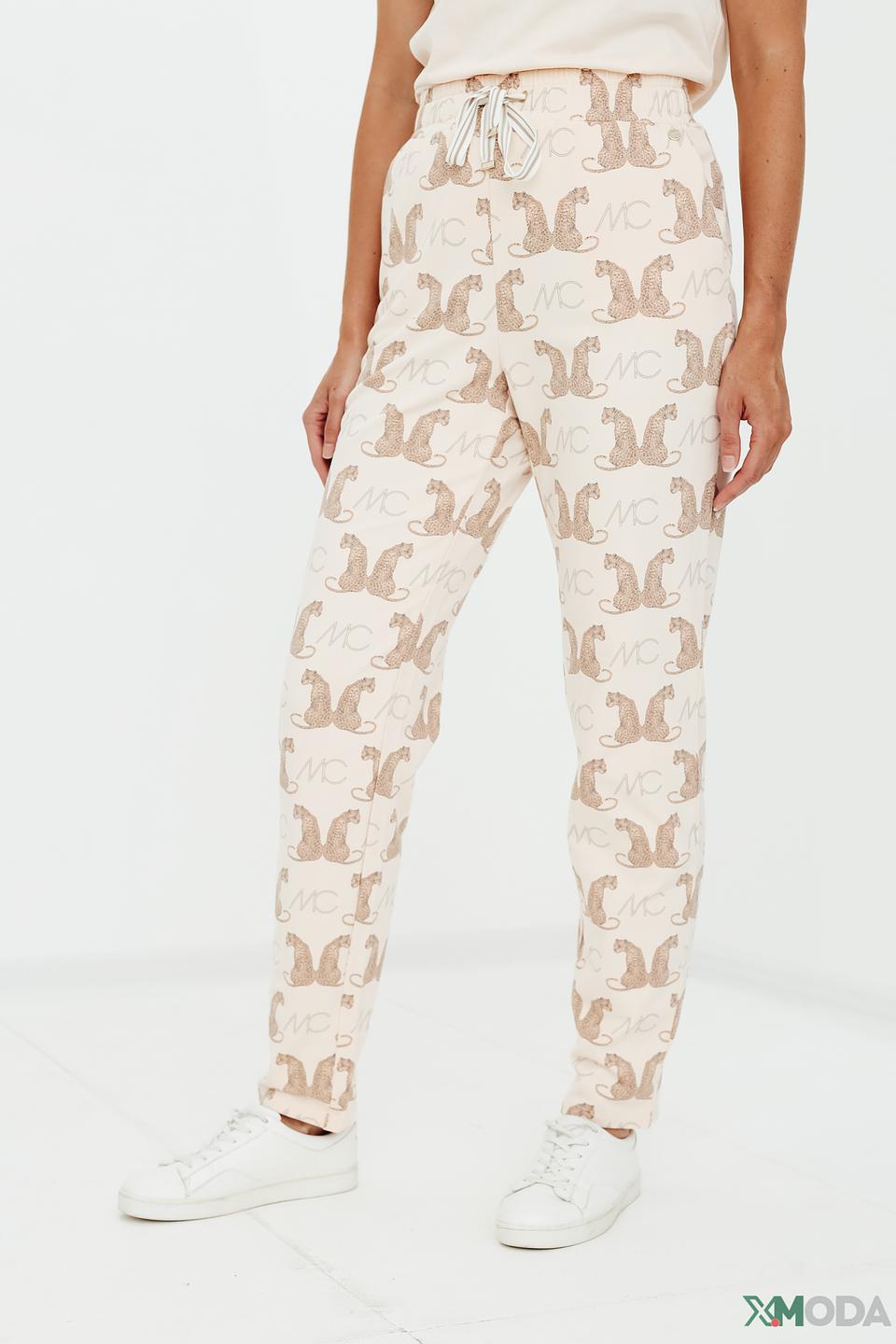 Брюки Marc Cain с леопардовым принтом