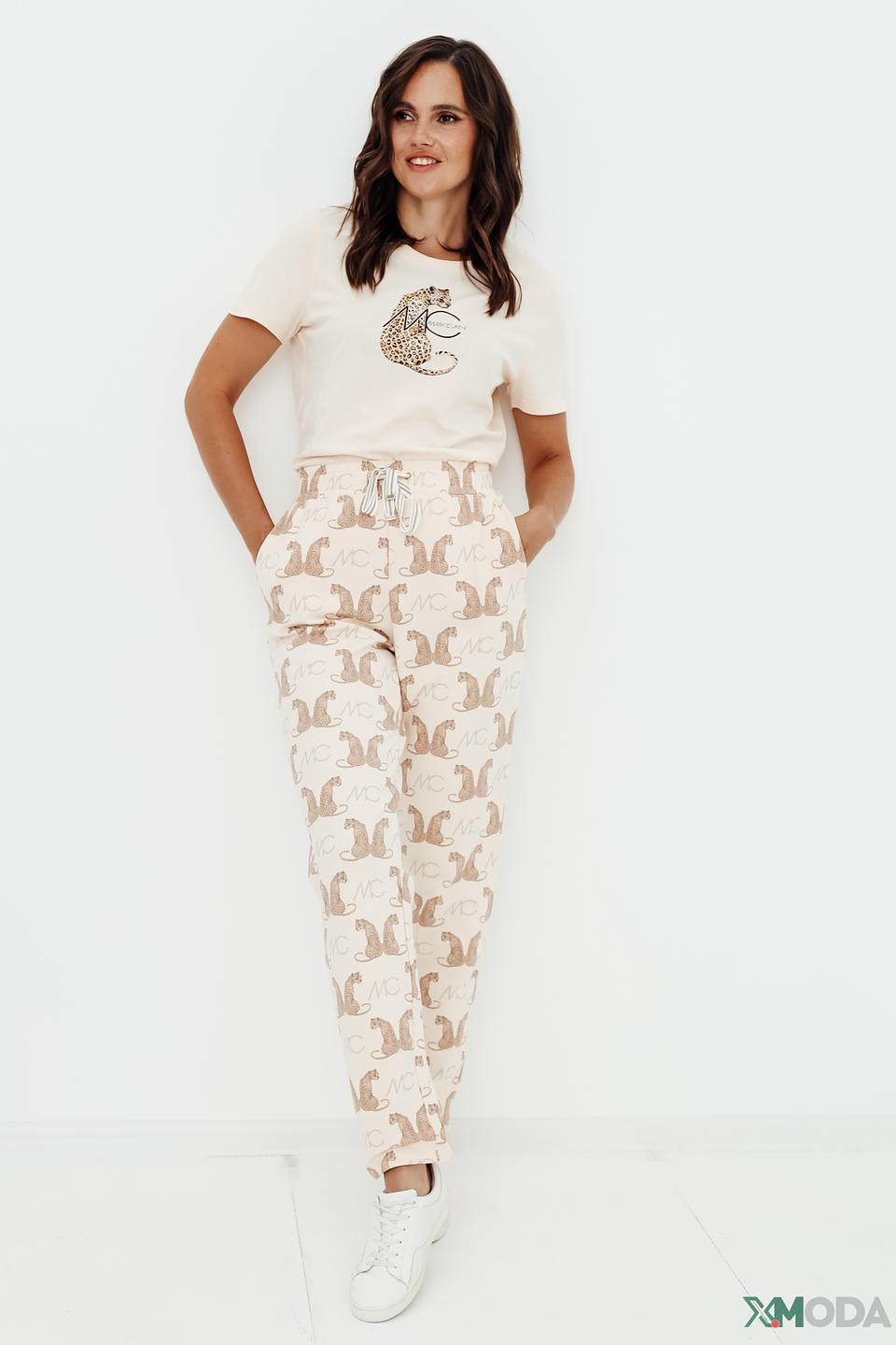 Брюки Marc Cain с леопардовым принтом