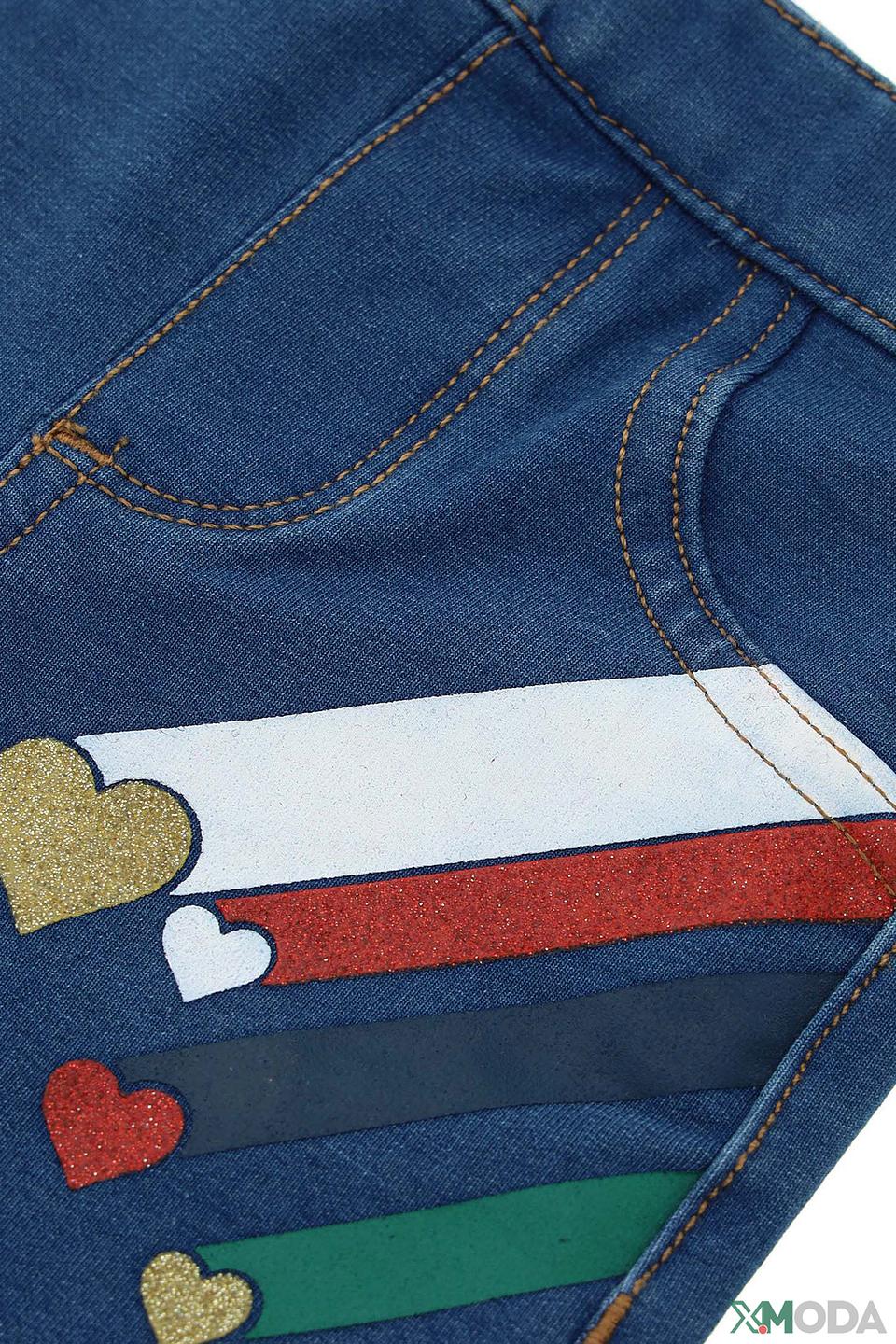 Джинсы Original Marines с сердцами