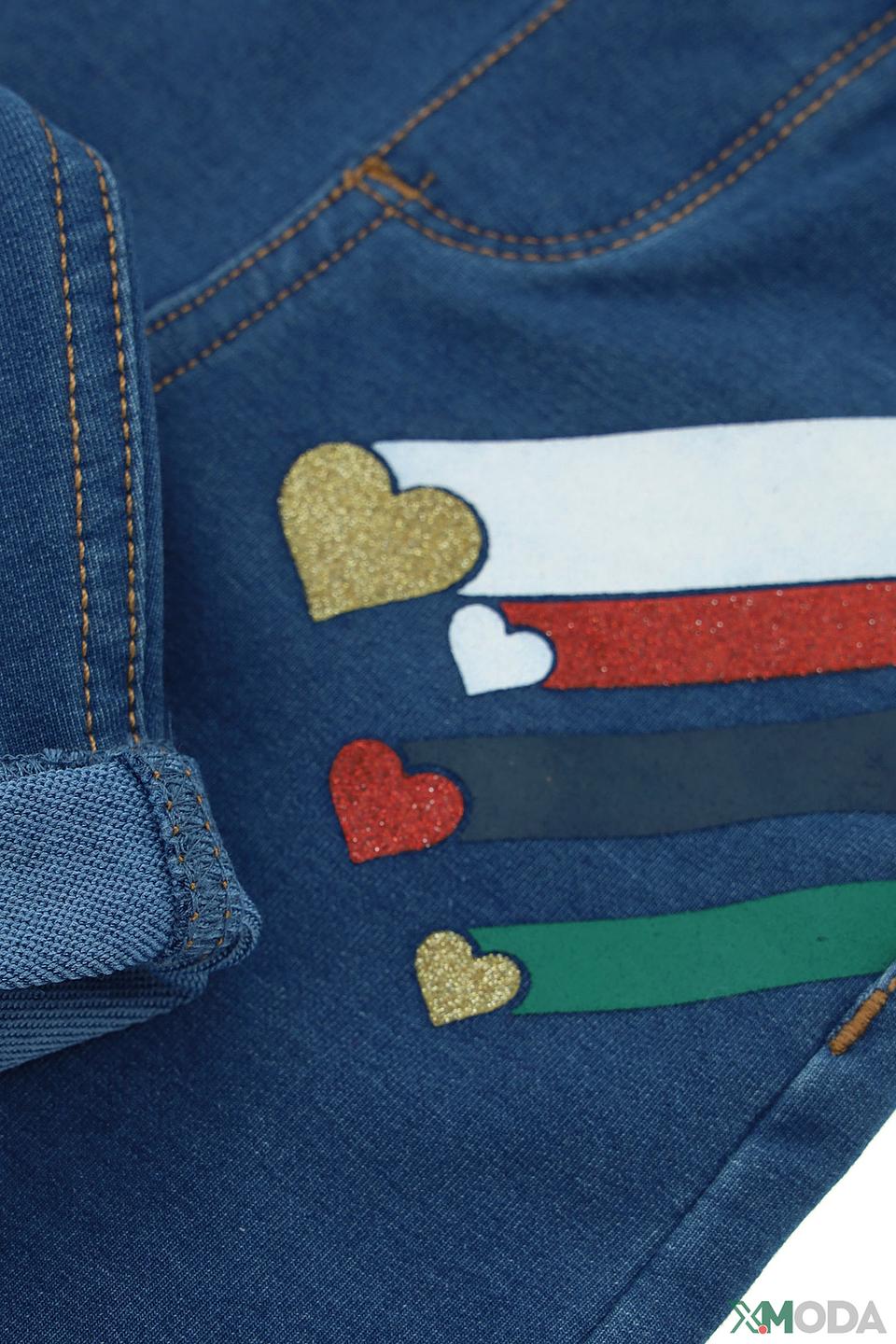 Джинсы Original Marines с сердцами