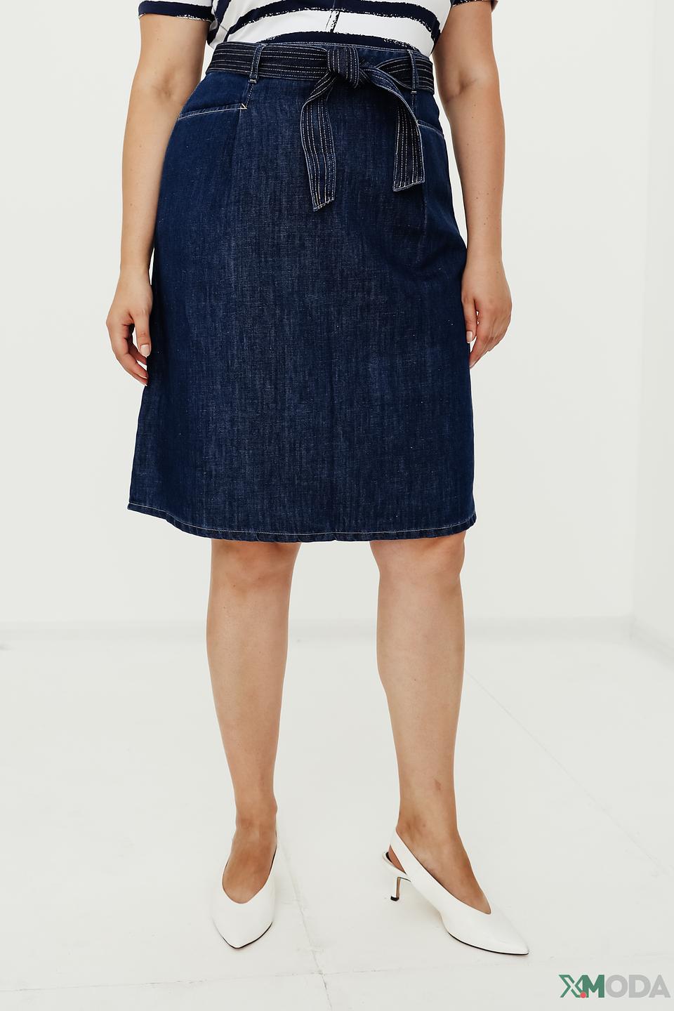 Юбка Gerry Weber деним с поясом