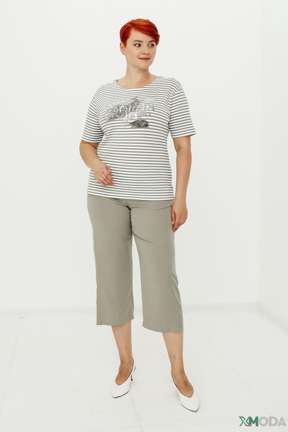 Брюки капри Rabe collection хаки