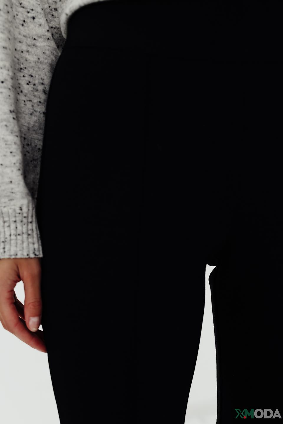 Брюки Pezzo черные приталенные