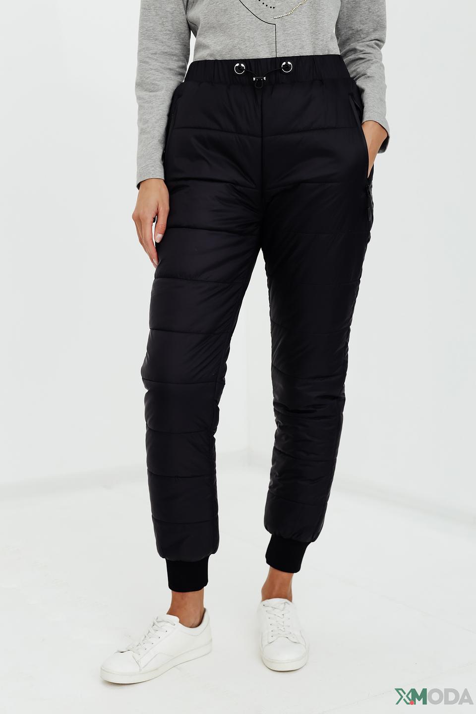Брюки стеганые Pezzo чёрные