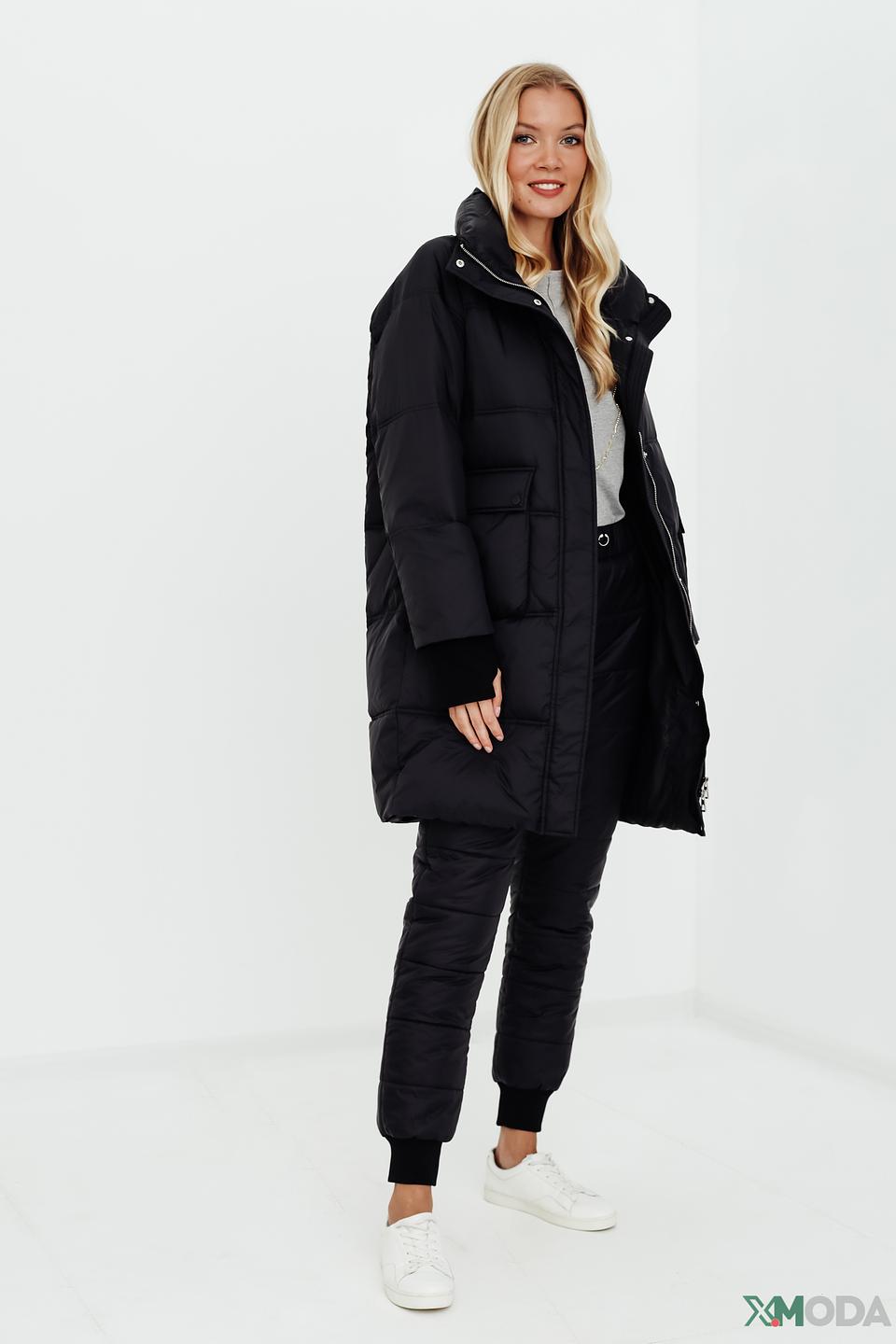 Брюки стеганые Pezzo чёрные