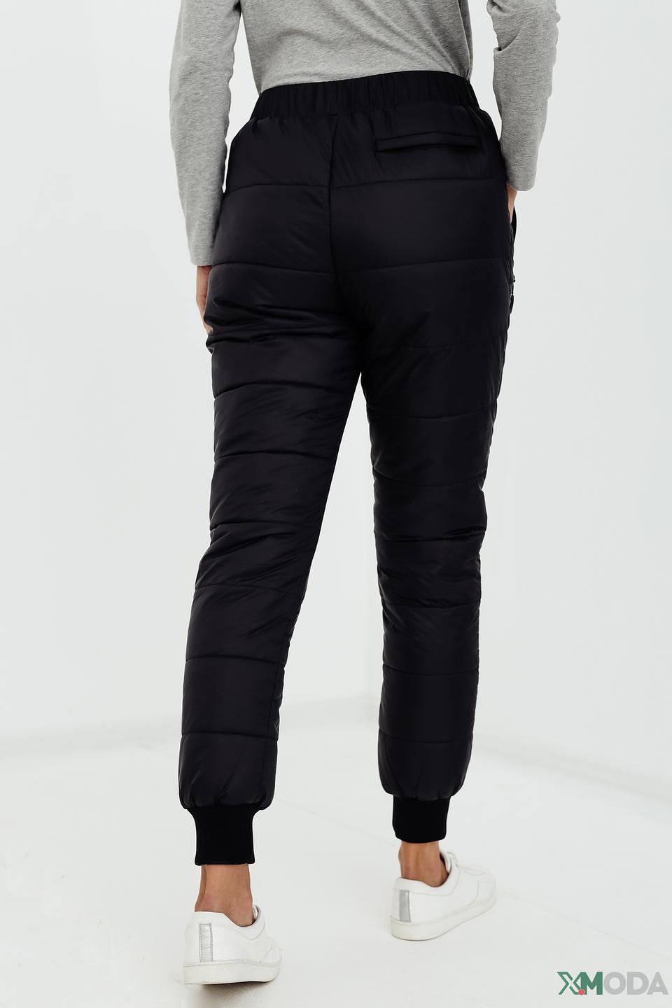 Брюки стеганые Pezzo чёрные