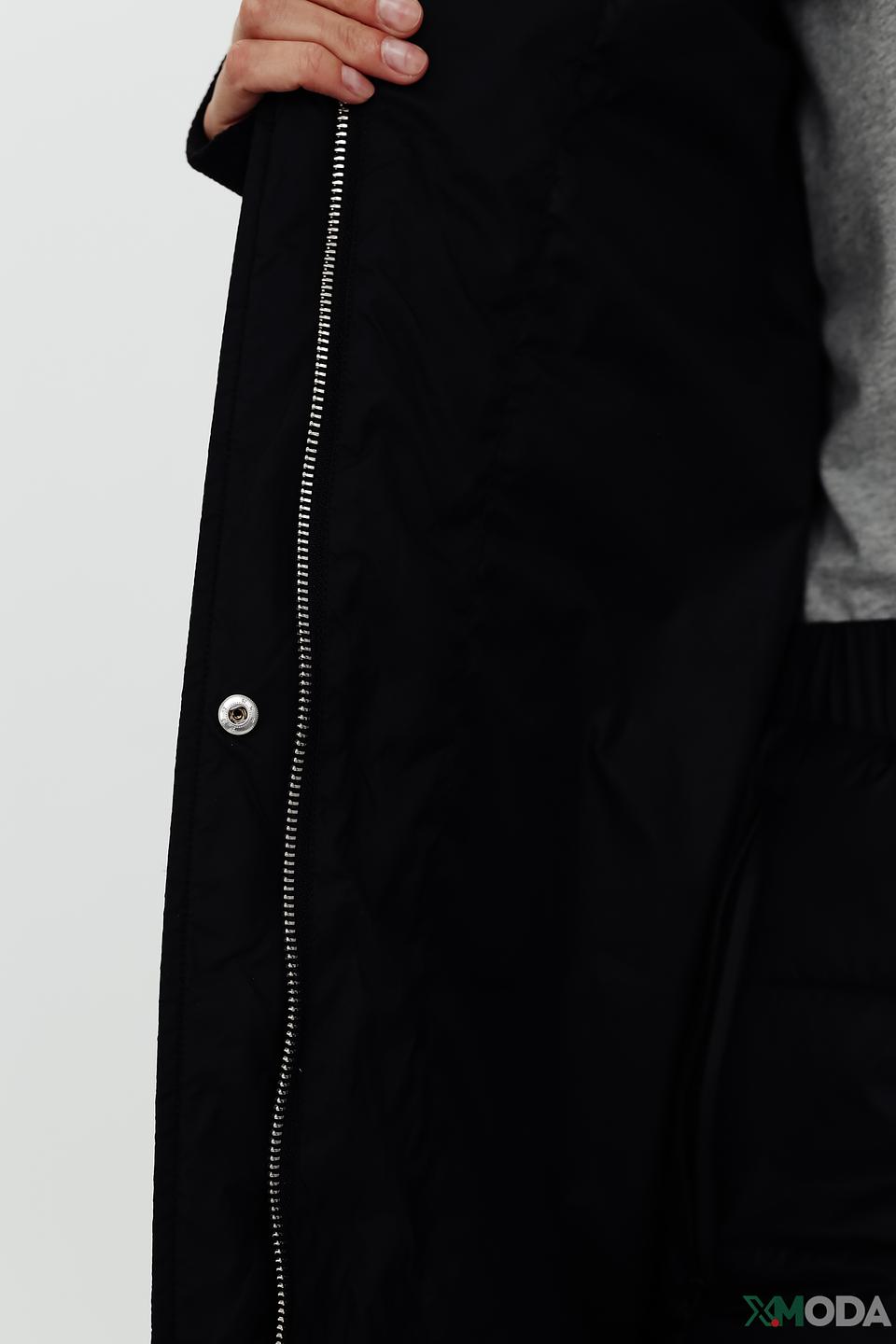 Пальто Pezzo чёрное стеганое