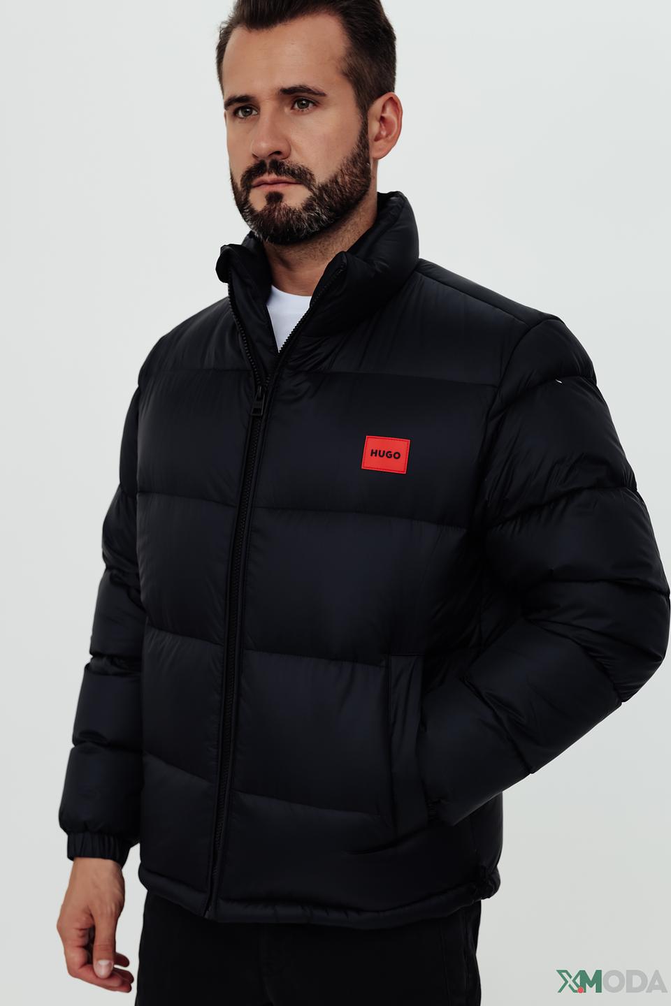 Куртка Hugo стеганая чёрная