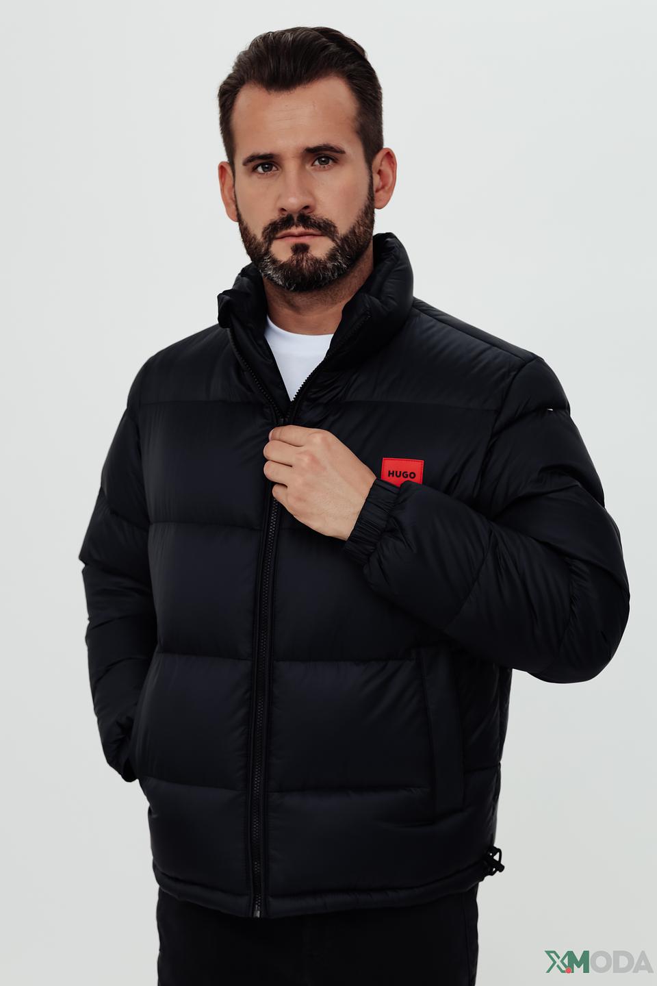 Куртка Hugo стеганая чёрная