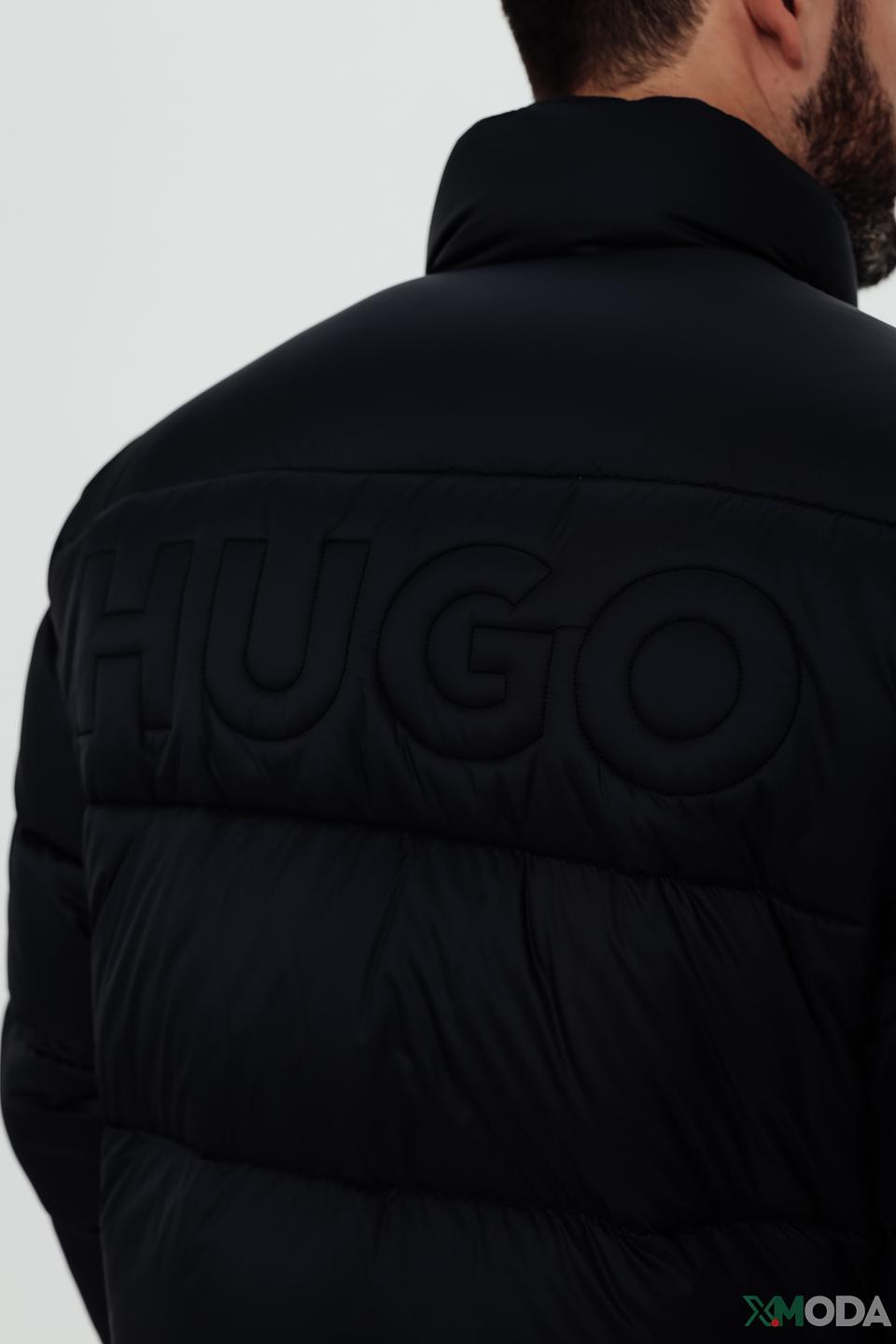 Куртка Hugo стеганая чёрная