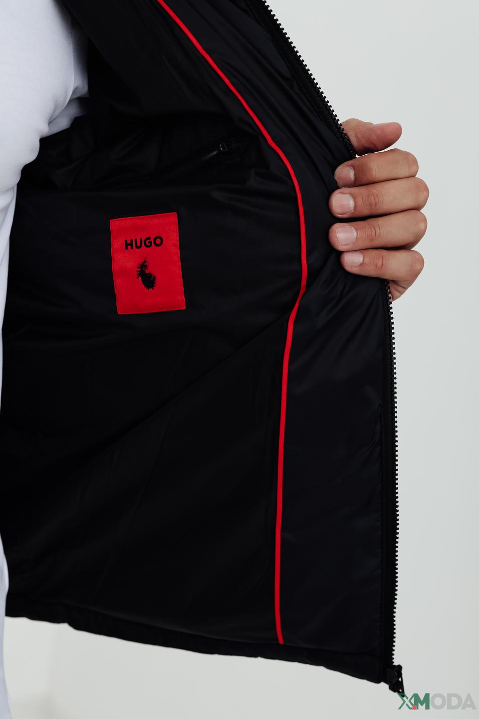 Куртка Hugo стеганая чёрная