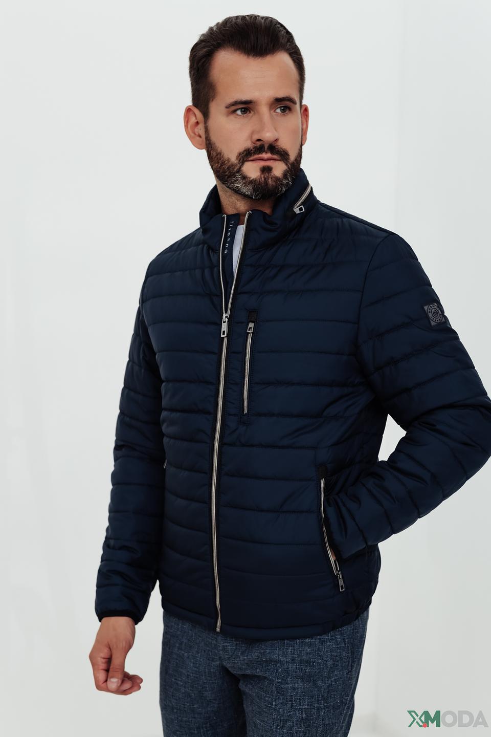 Куртка Bugatti стеганая синяя
