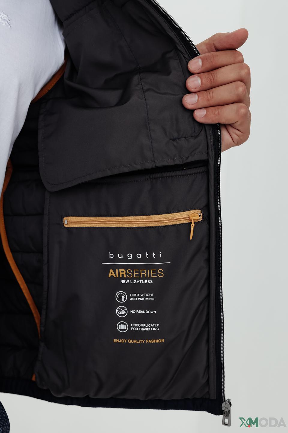 Куртка Bugatti стеганая синяя