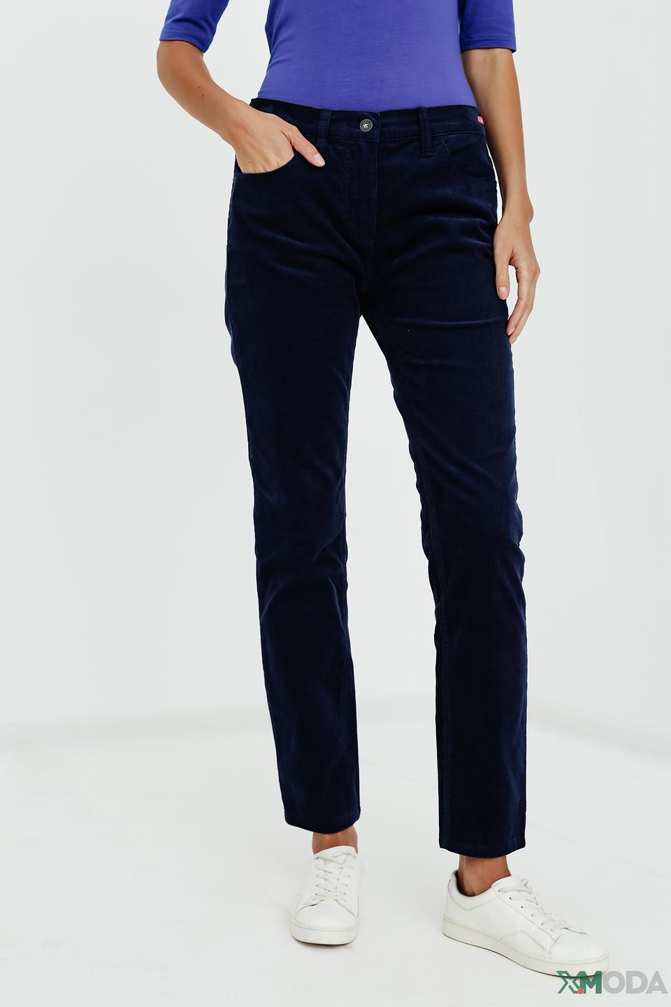 Брюки вельветовые Pezzo синие