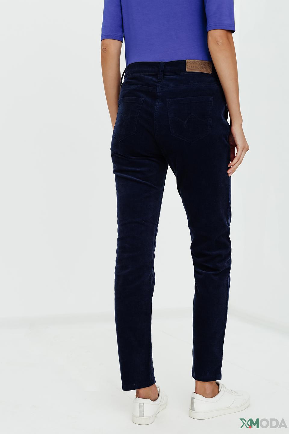 Брюки вельветовые Pezzo синие