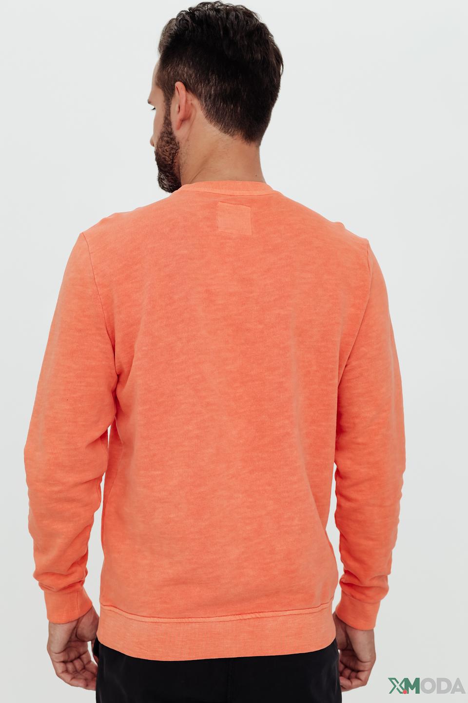 Джемпер Tom Tailor оранжевый с принтом