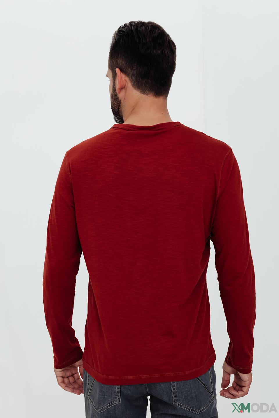 Футболка Lerros с длинным рукавом бордовый