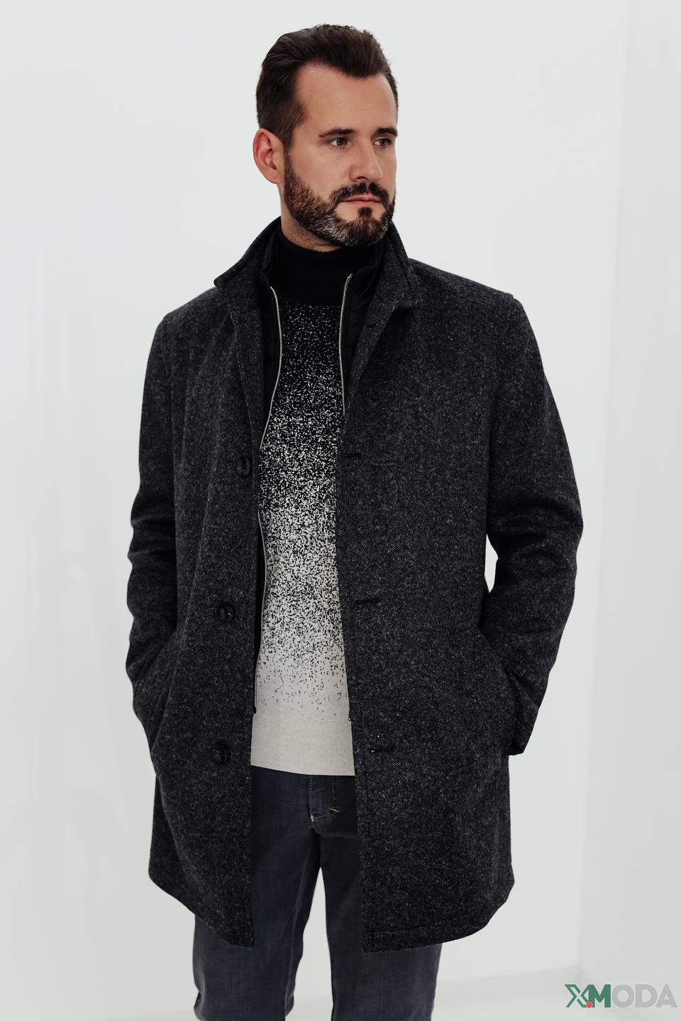 Пальто Bugatti меланж