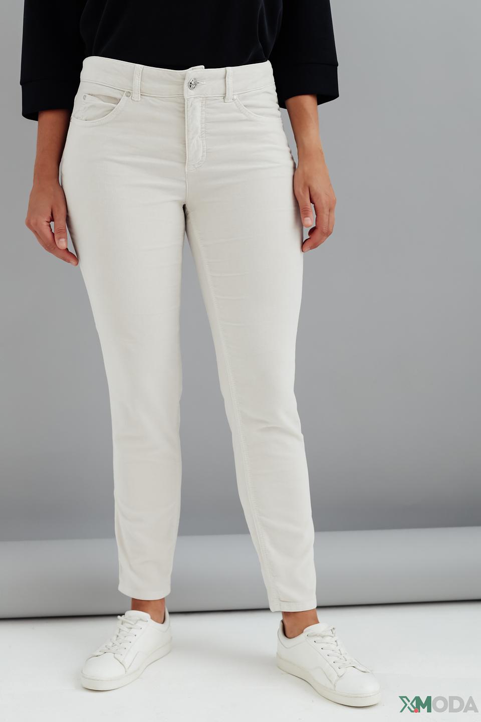 Брюки Oui белые slim fit