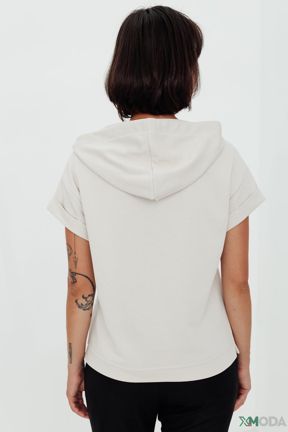 Толстовка Monari с молнией бежевая