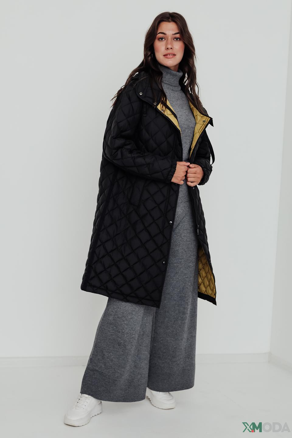 Пальто Fuchs Schmitt стеганое чёрное