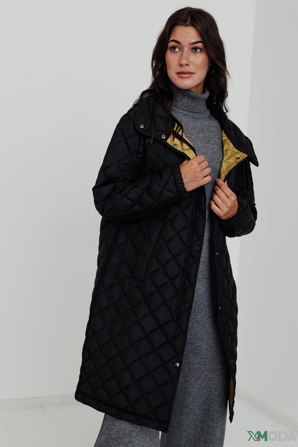 Пальто Fuchs Schmitt стеганое чёрное