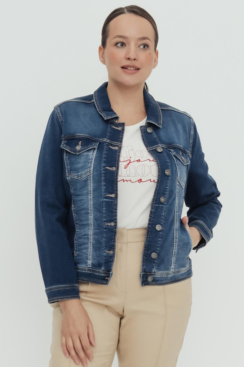 Жакет Via Appia джинсовый синий