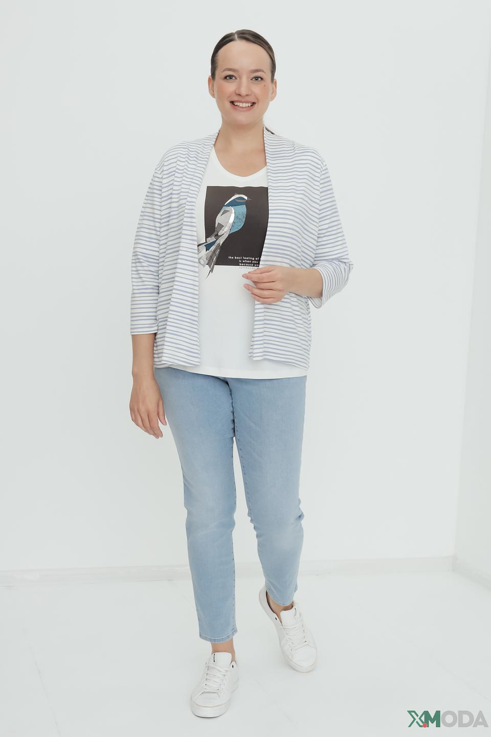 Кардиган Lebek в полоску