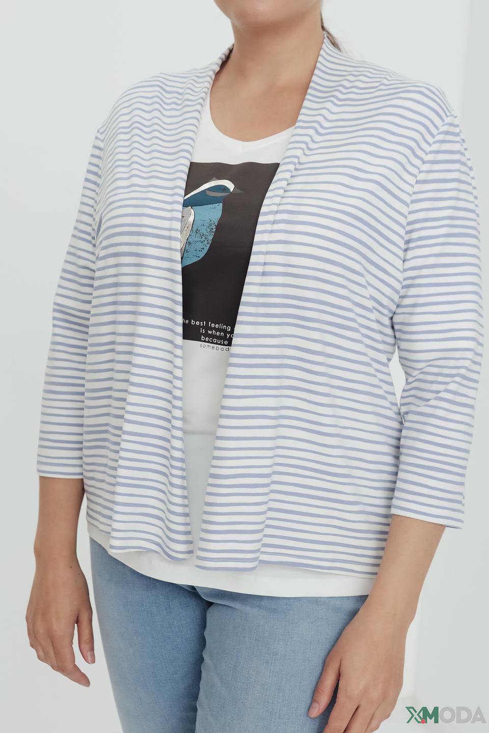 Кардиган Lebek в полоску