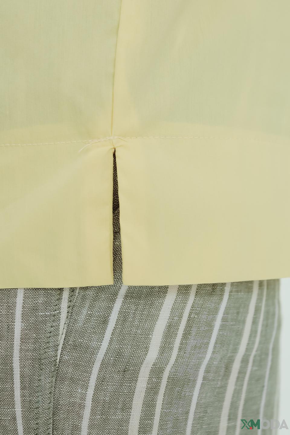 Блуза Bianca с коротким рукавом, лимонная