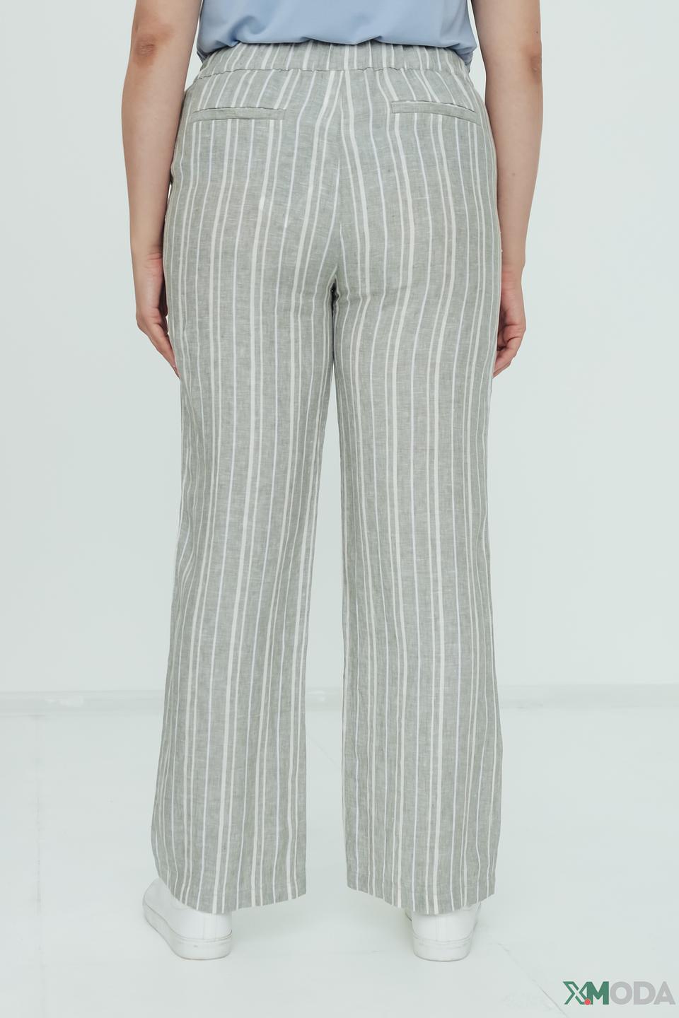 Брюки клёш Olsen в полоску