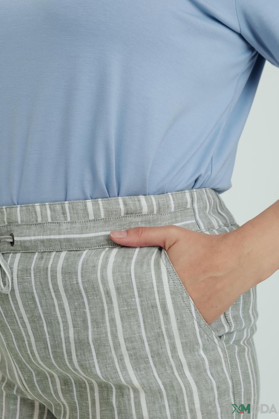 Брюки клёш Olsen в полоску