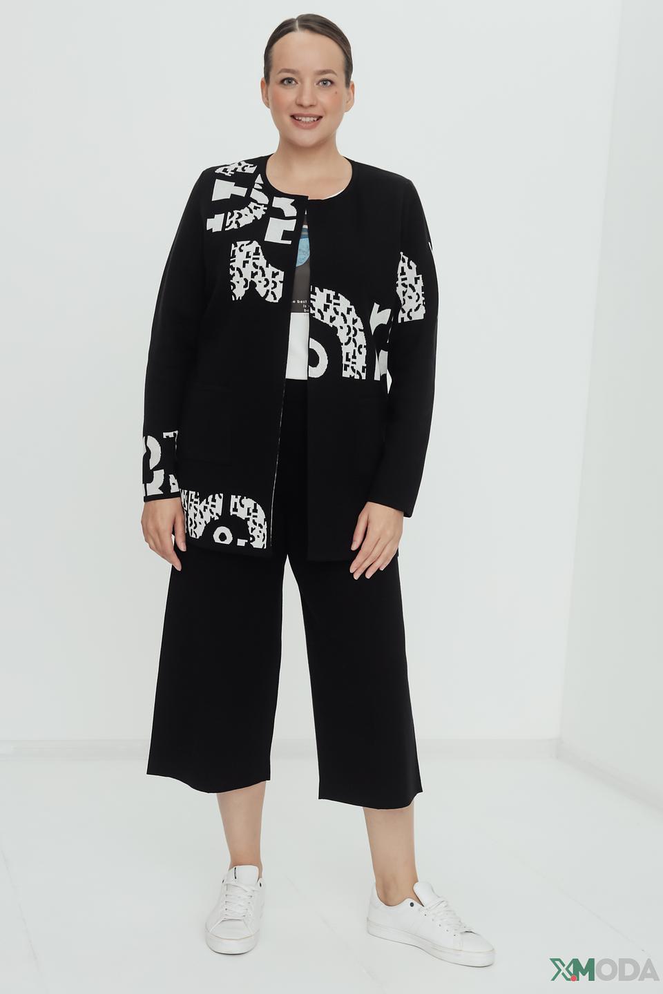 Жакет Rabe collection с принтом чёрный