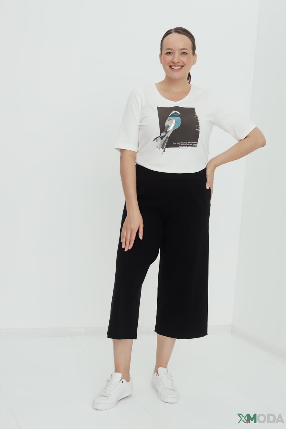 Брюки кюлоты Rabe collection чёрные