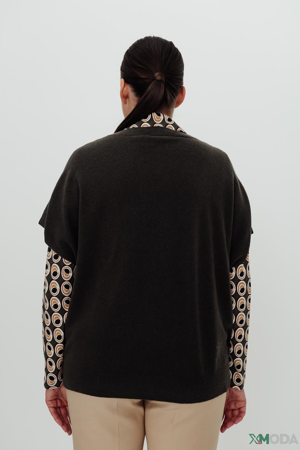 Пуловер Gerry Weber оверсайз оливковый