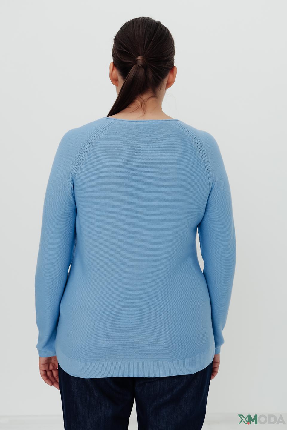 Пуловер Thomas Rabe голубой с декором