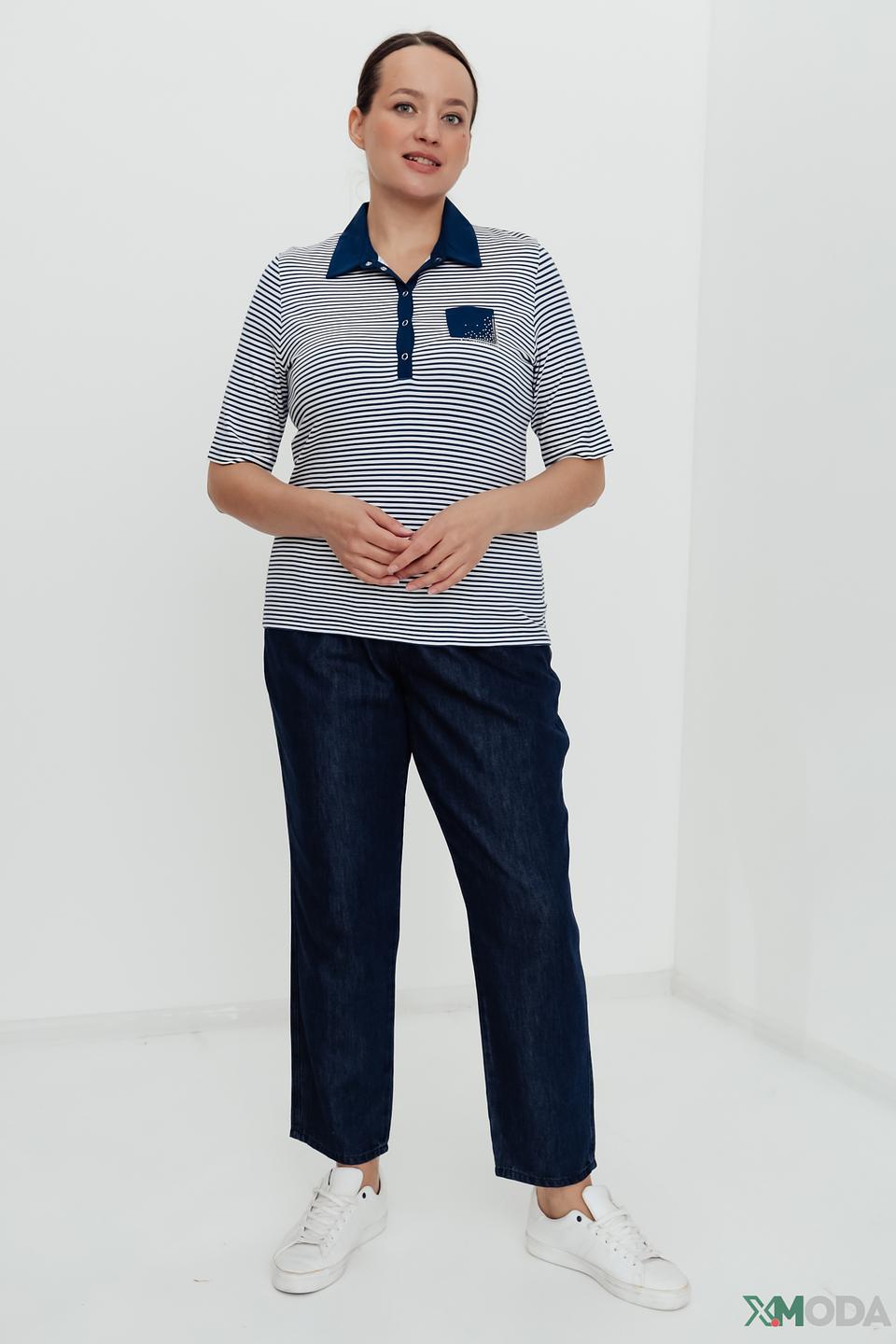 Поло Rabe collection в полоску