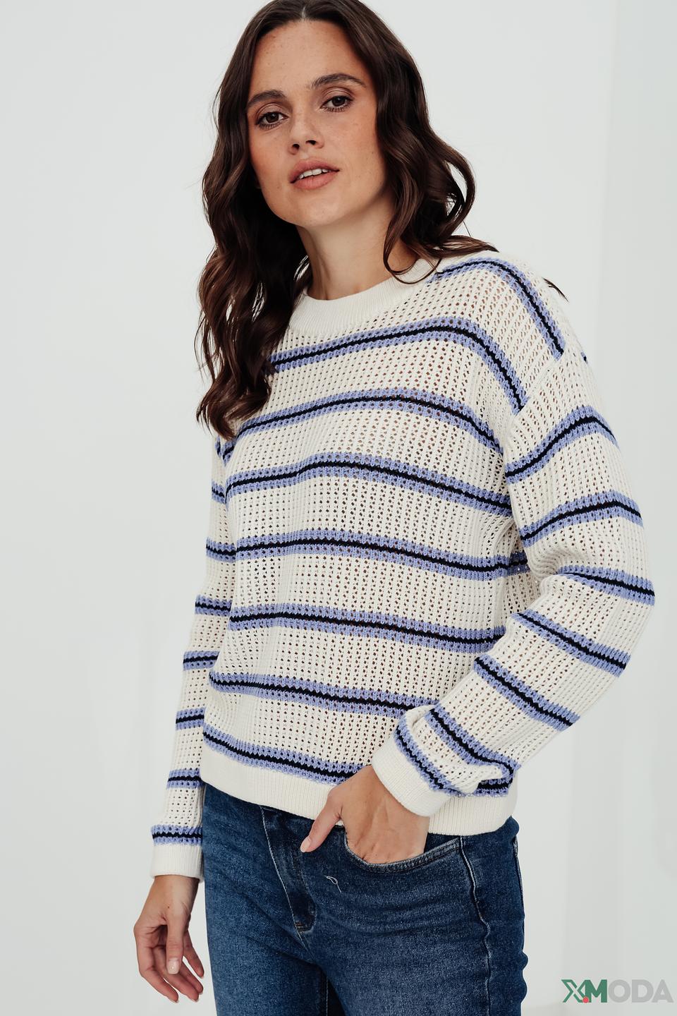 Пуловер Tom Tailor denim girl в полоску