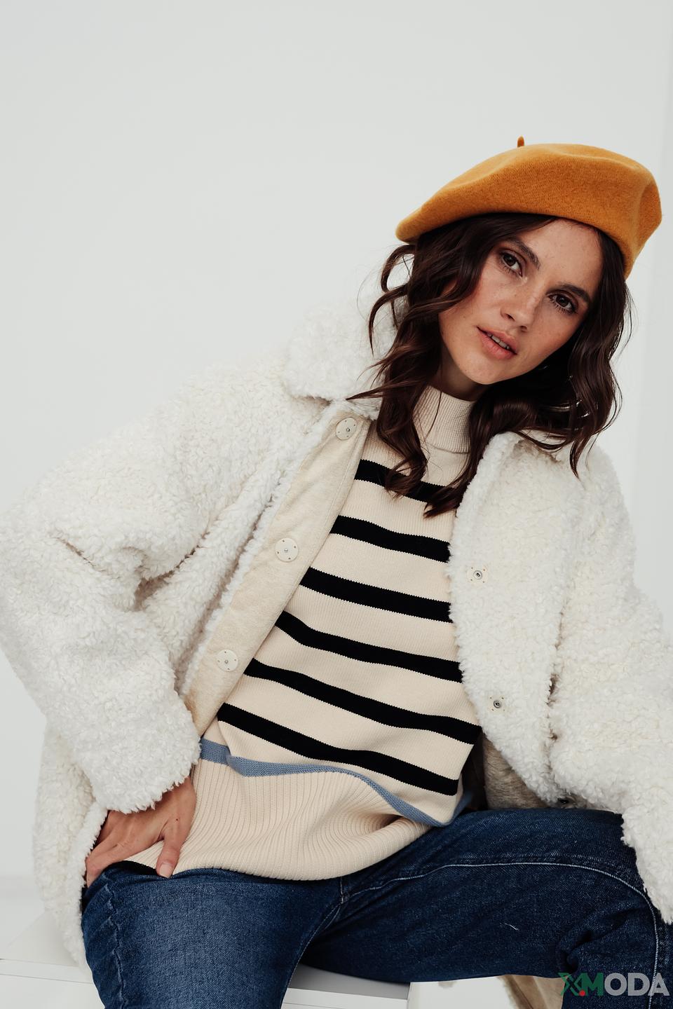 Берет Seeberger горчичный