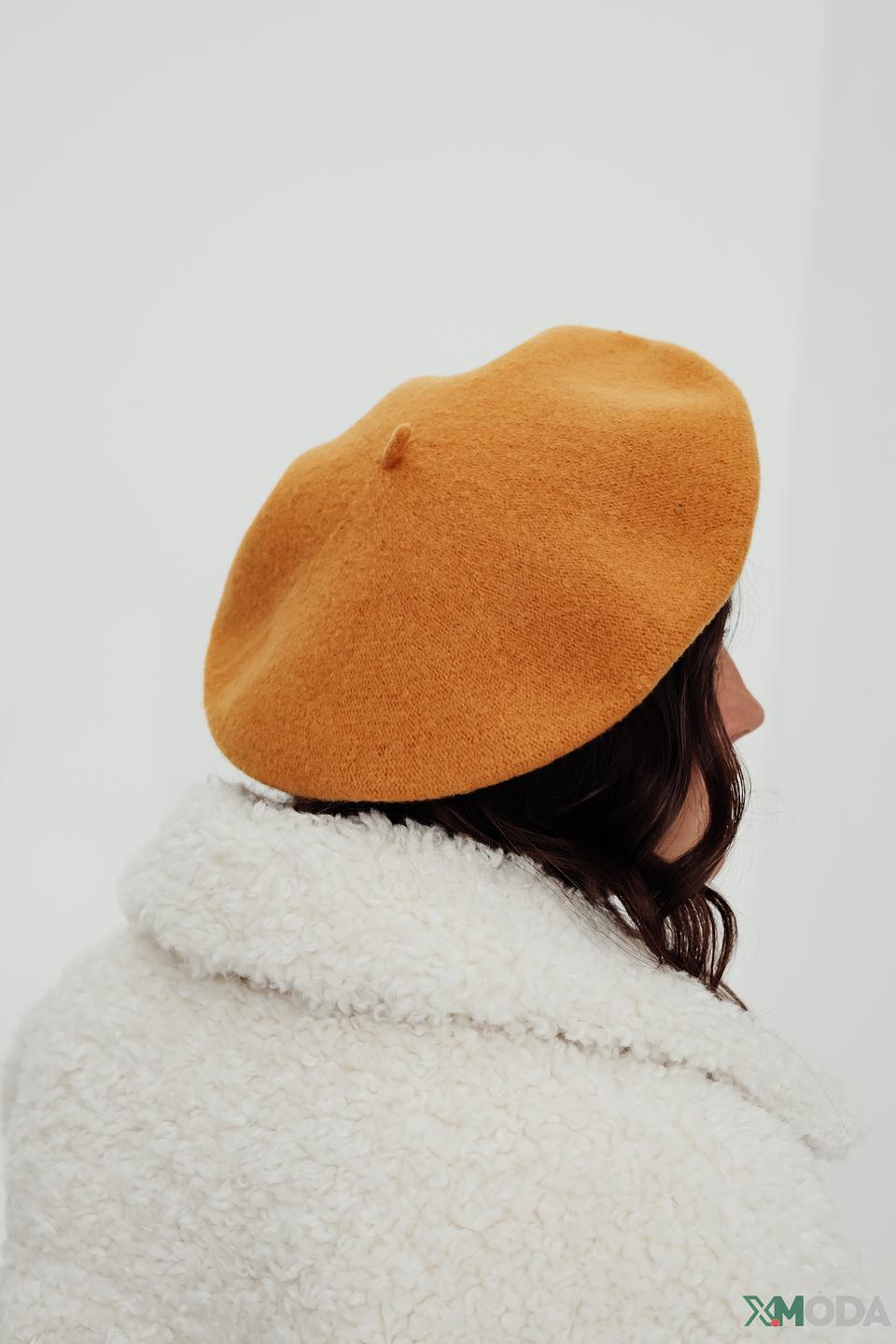 Берет Seeberger горчичный