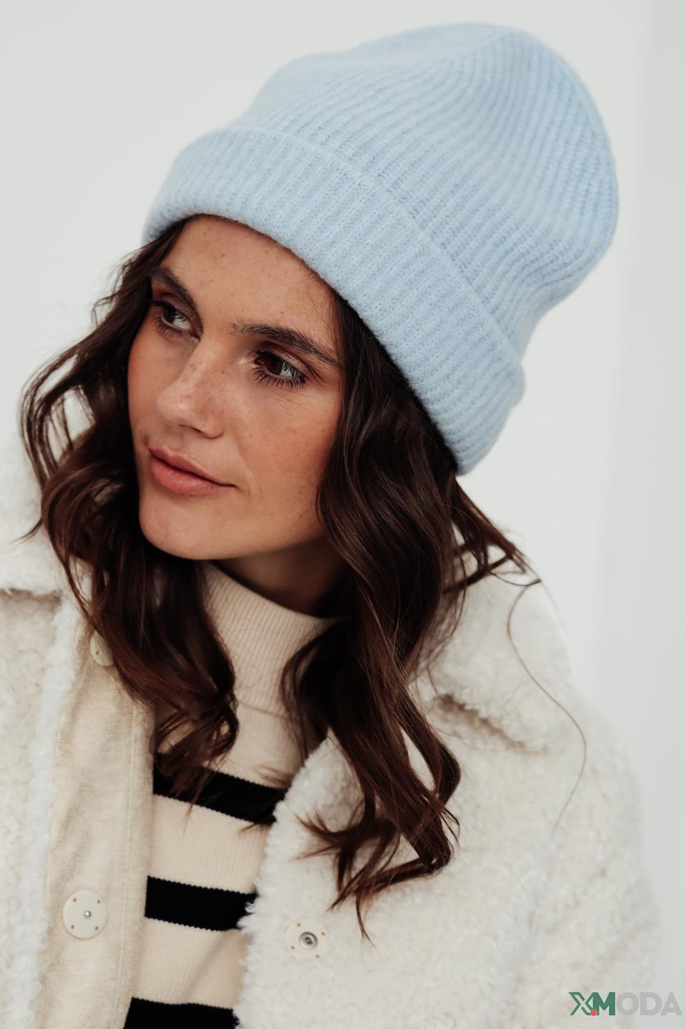 Шапка Seeberger голубая