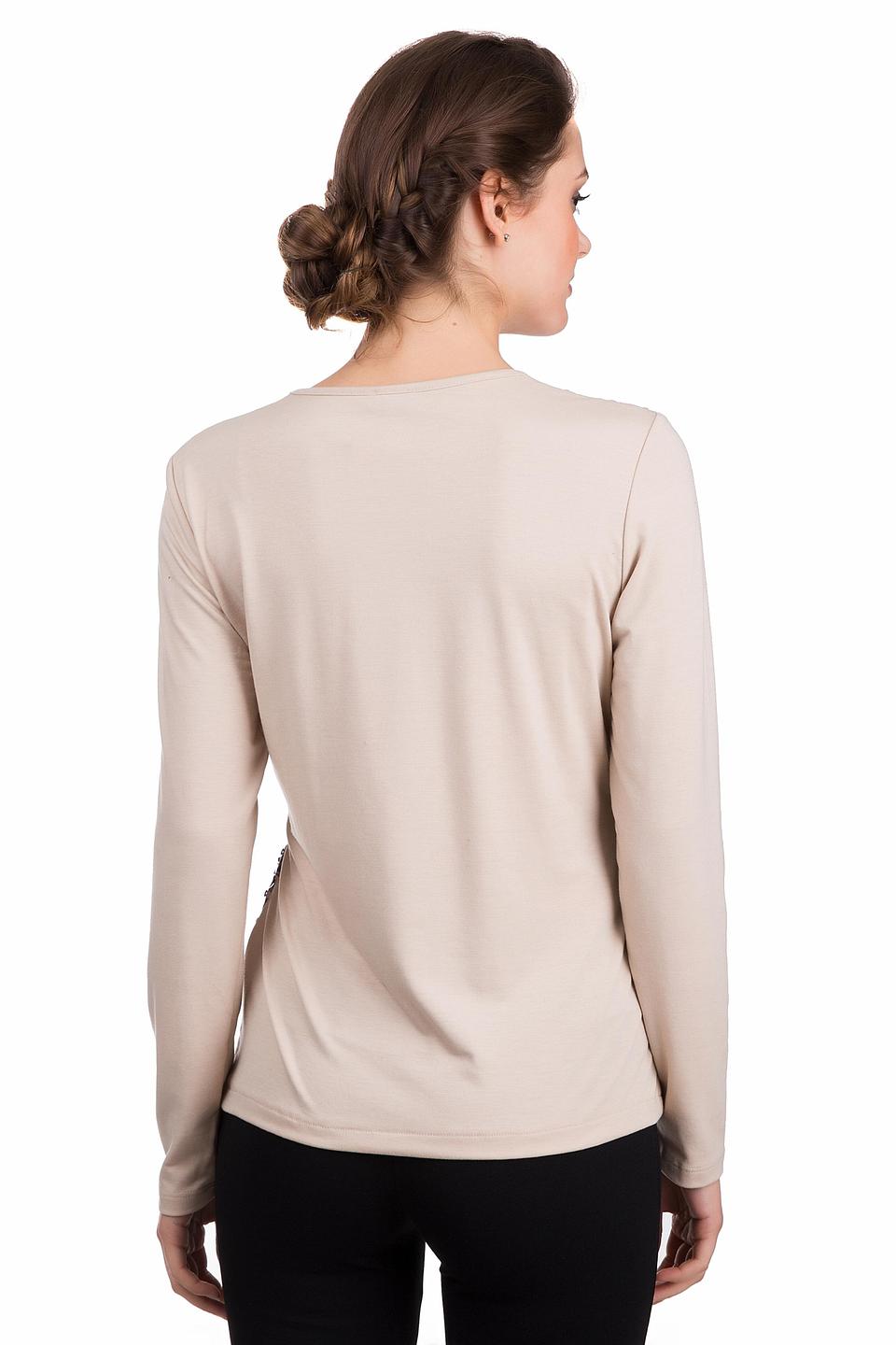 Лонгслив Gerry Weber бежевый с градиентными пайетками