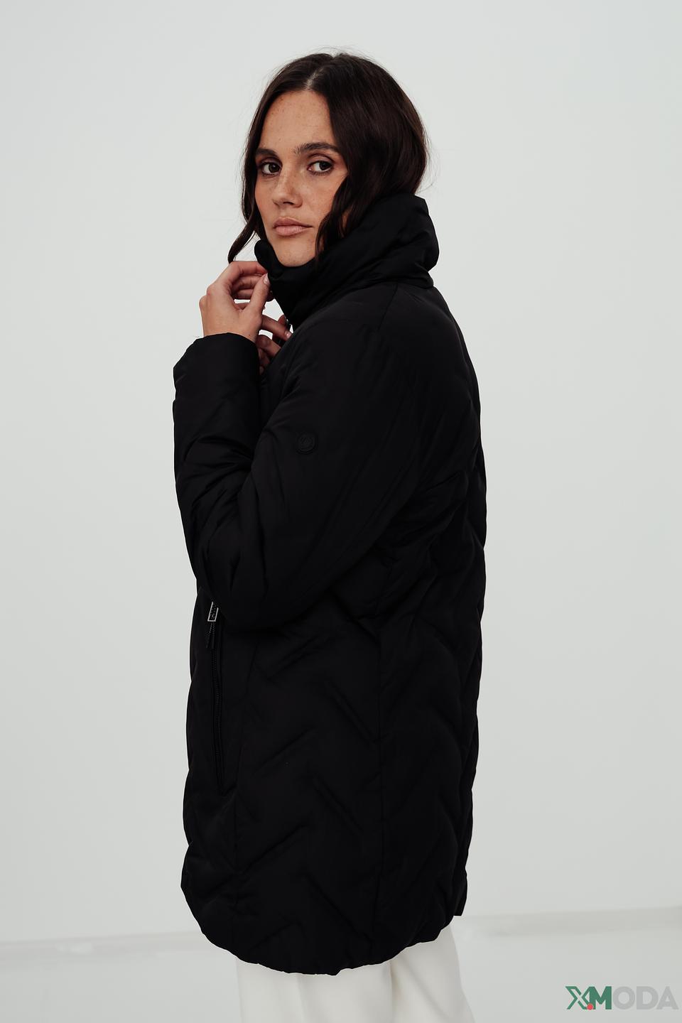 Куртка District стеганая чёрная