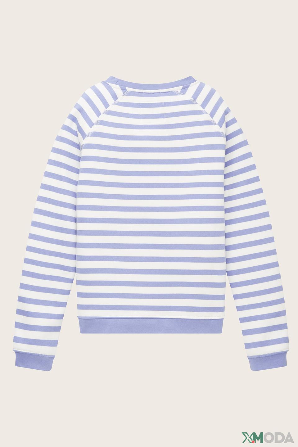 Джемпер Tom Tailor в полоску лавандовый