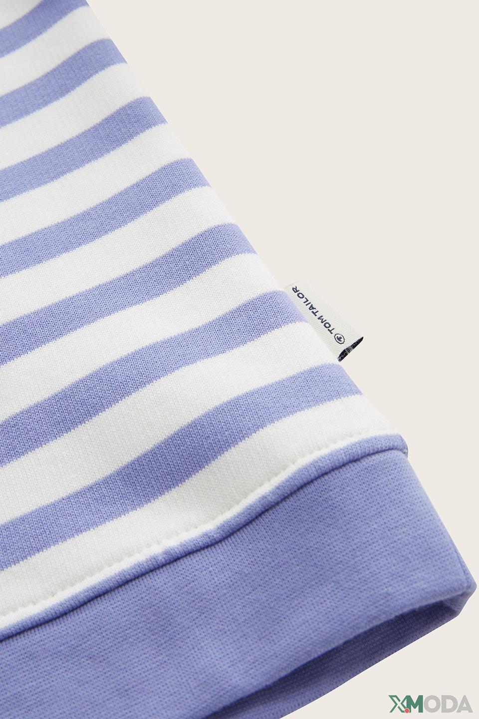 Джемпер Tom Tailor в полоску лавандовый