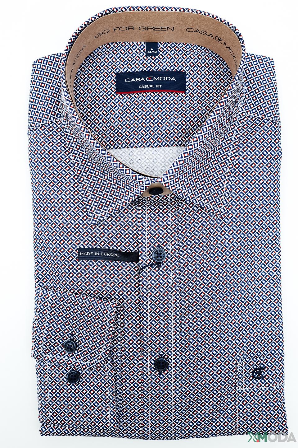 Рубашка Casa Moda с геометрическим принтом